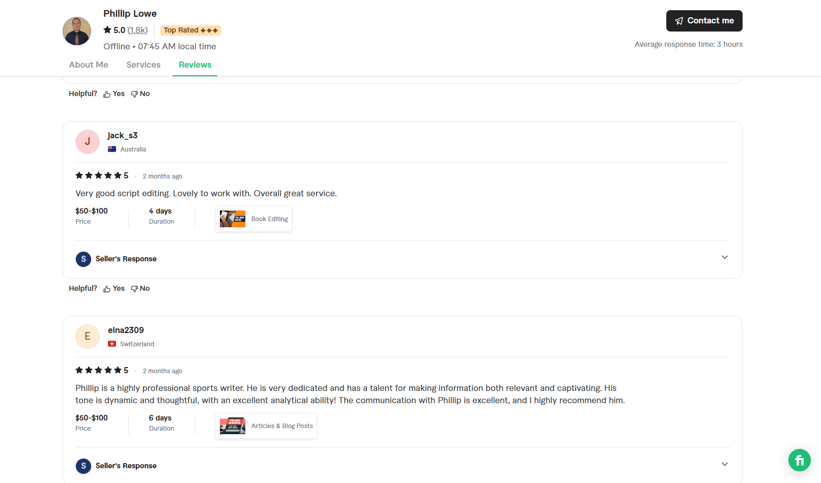 Client Review Screenshot 1